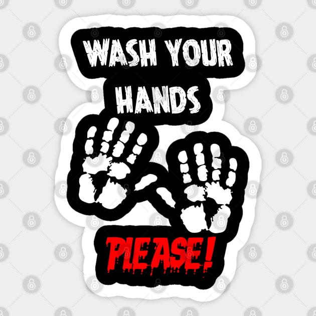 Wash Your Hands Sticker by Logo Maestro